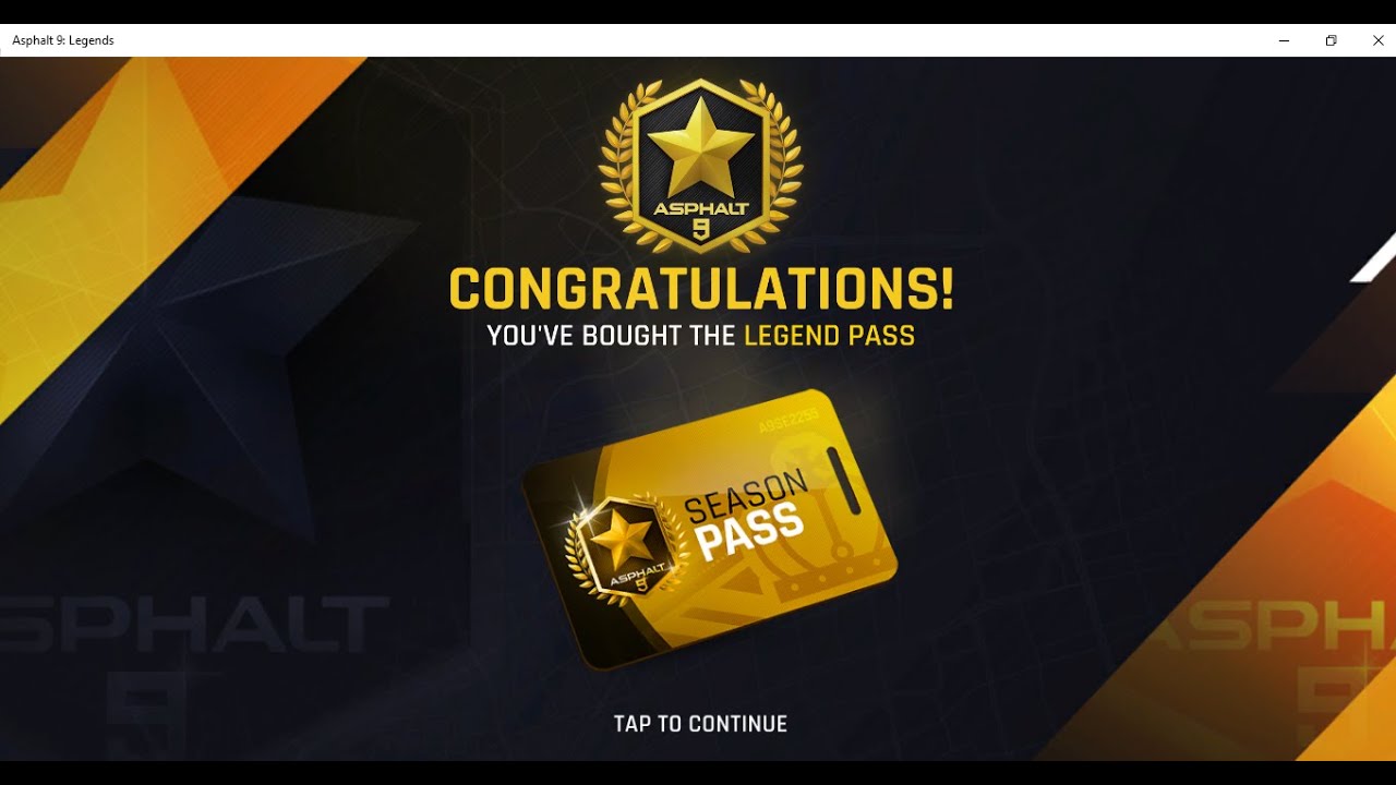 Claiming Legend pass rewards