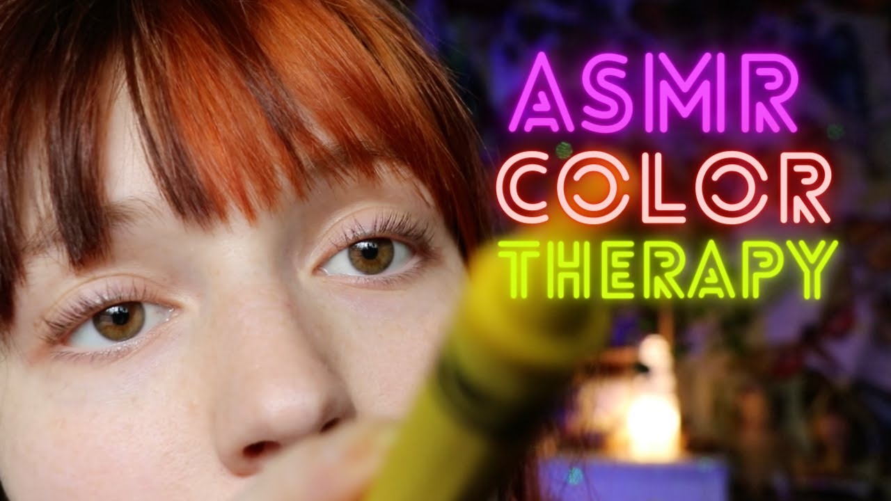 🖍️ NO TALKING🖍️ASMR Color Therapy (drawing on ya with crayons)