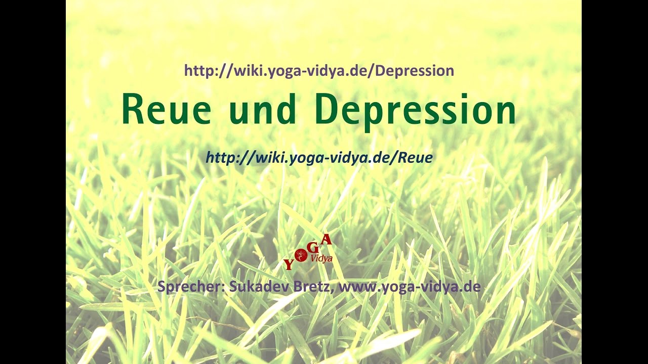Reue und Depression - Geschickter Umgang mit sich selbst