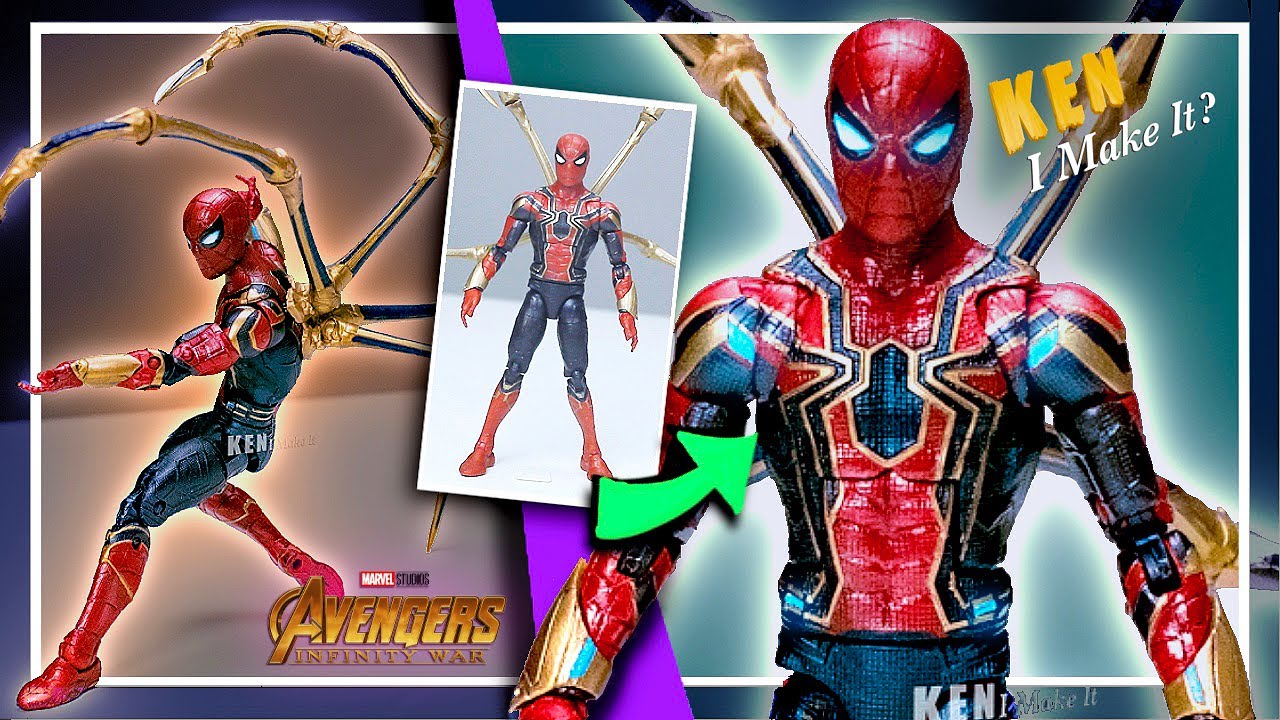 Fixing Marvel Legends IRON SPIDER Figure - Avengers Infinity War | Ken I Make It
