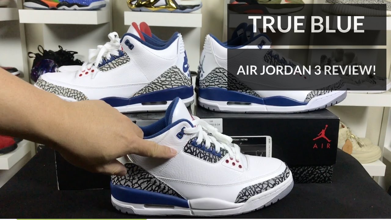 TRUE BLUE NIKE AIR JORDAN 3 RETRO REVIEW (2009 / 2011 / 2016 COMPARISON)