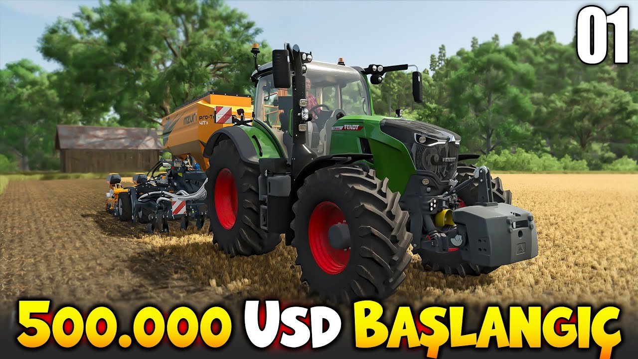 500.000$ İle Çiftçilik İşine Girişiyoruz! Farming Simulator 2025 Türkçe #1