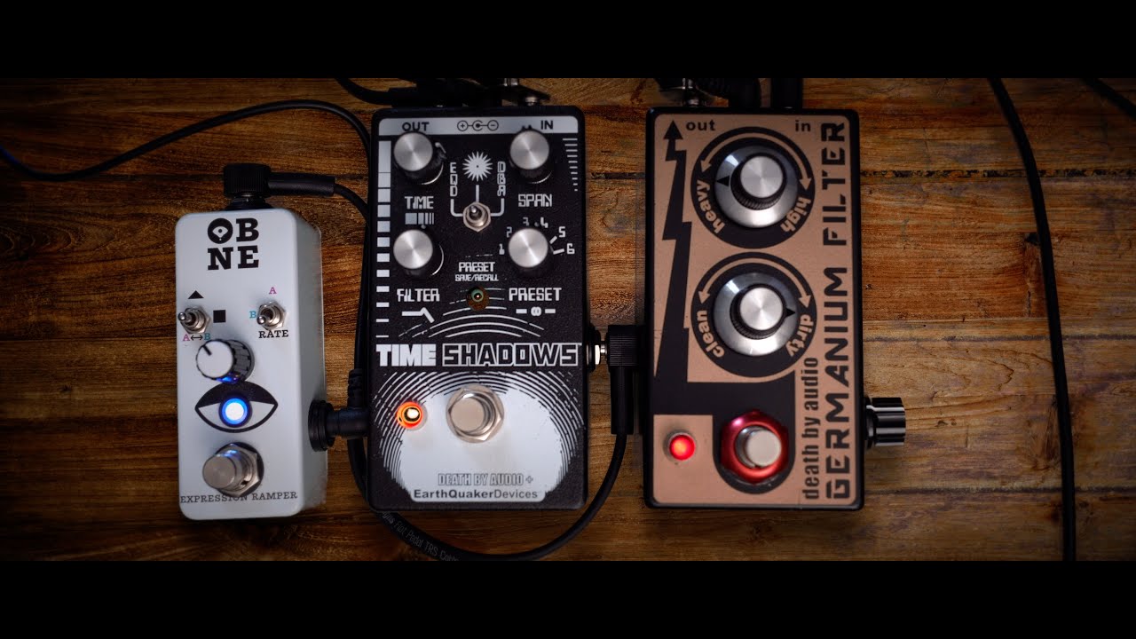 Earthquaker + Death By Audio Time Shadows 2 with  Germanium Filter on Keys and Drums