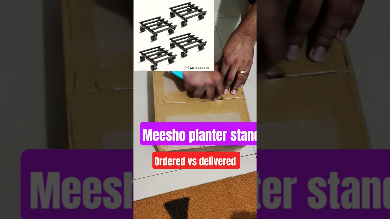 #meesho#wheels planter stand #oderedvsdelivered#ytshorts