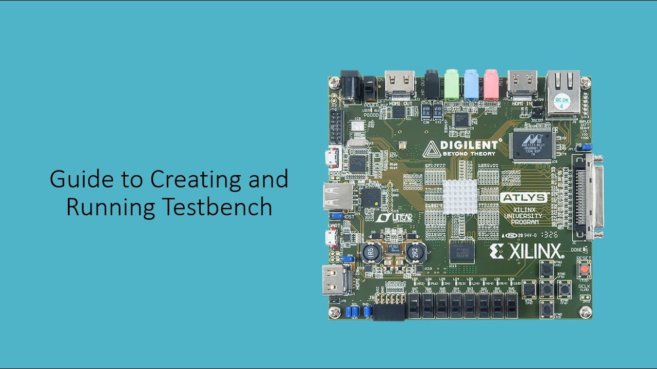 Programming the Spartan-6 FPGA: Create and run testbench file