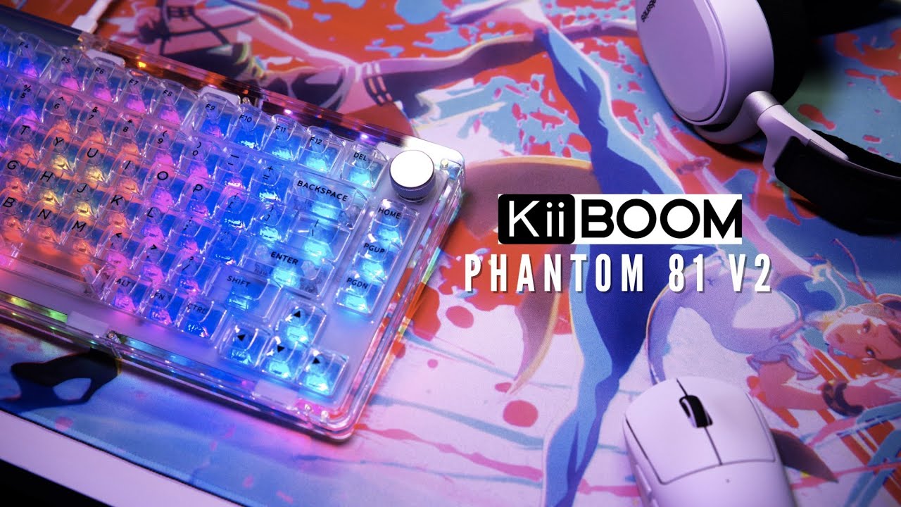 The Best Transparent Mechanical Keyboard? KiiBOOM Phantom 81 V2 Review & Unboxing