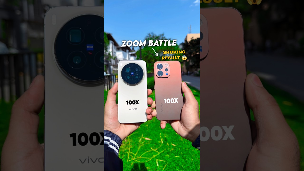 Vivo V70 Elite vs X300 Pro Zoom Battle 100X 😱😱 Shoking Result 😲