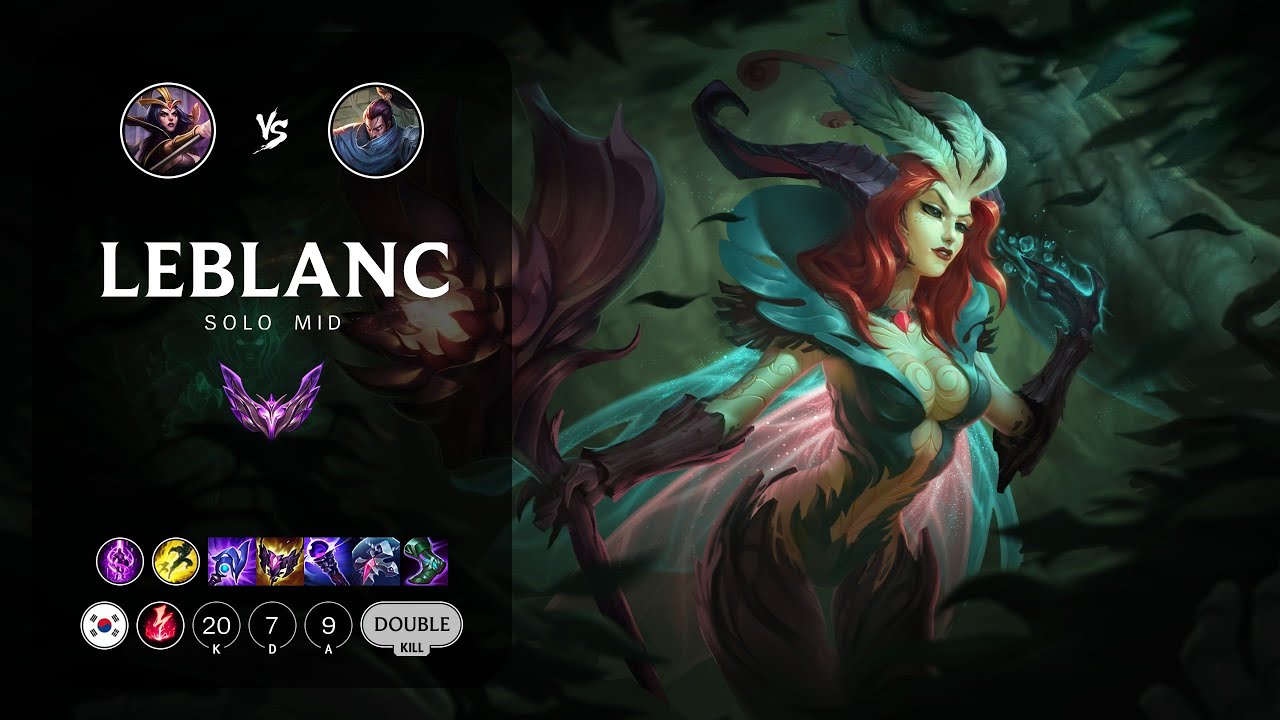 LeBlanc Mid vs Yasuo - KR Master Patch 13.20