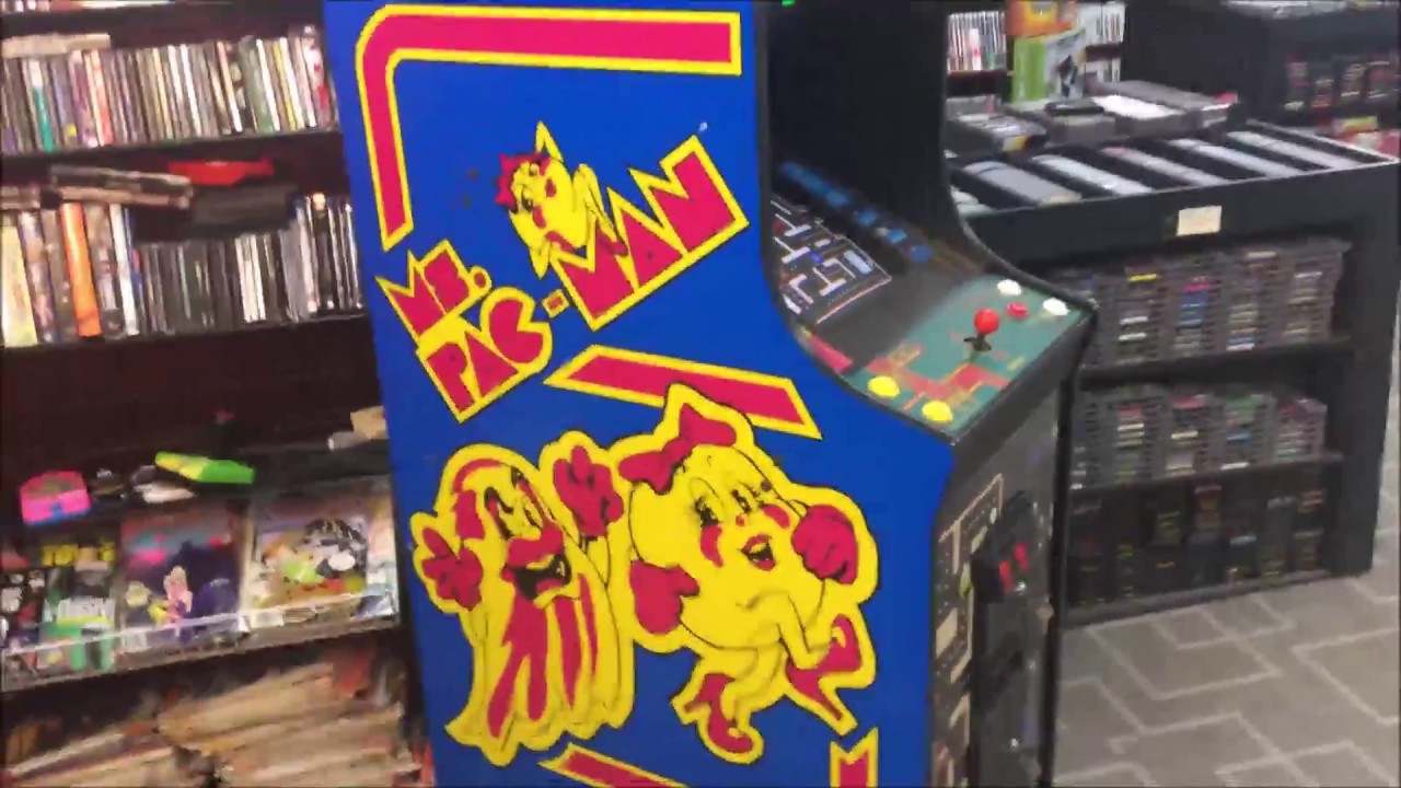Namco's Ms. Pac-Man Galaga Cabaret Reunion Arcade Cabinet - Crashing the Game!
