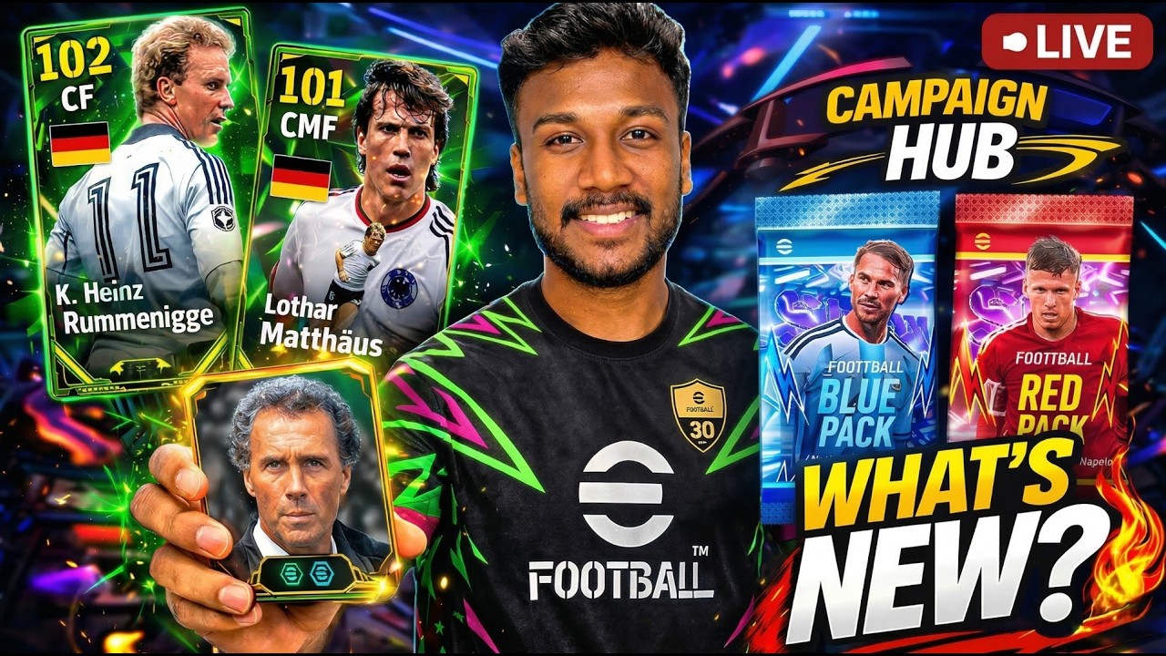 WHAT’S COMING?! 😱 EPIC CARDS UPDATE LIVE 🔥 #eFootball #Shorts #Gaming #live