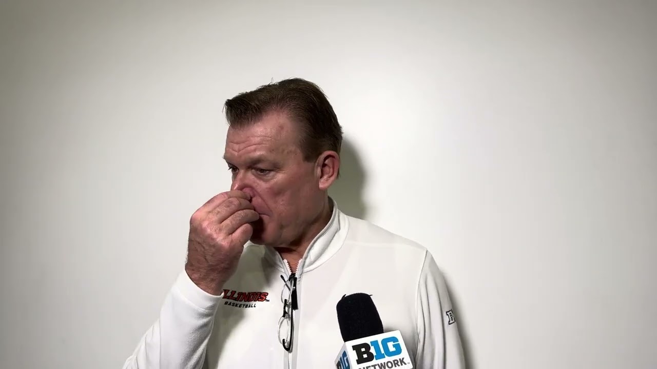 Illinois MBB Postgame Press Conference at USC