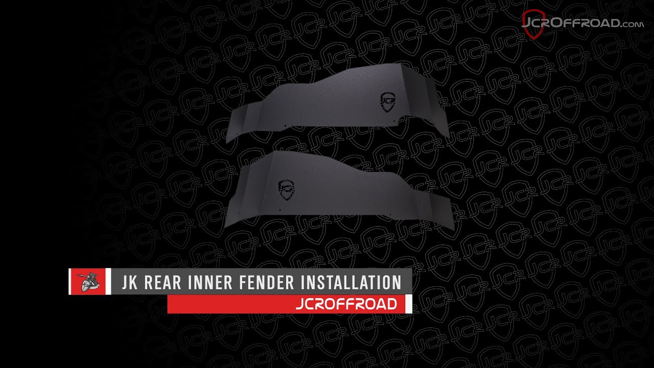 JcrOffroad - JK Rear Inner Fender Installation