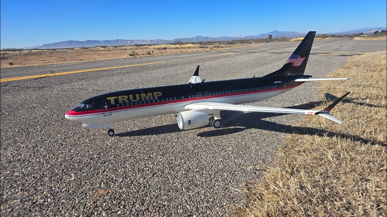 Freewing AL-37 Trump-Force One Maiden flight