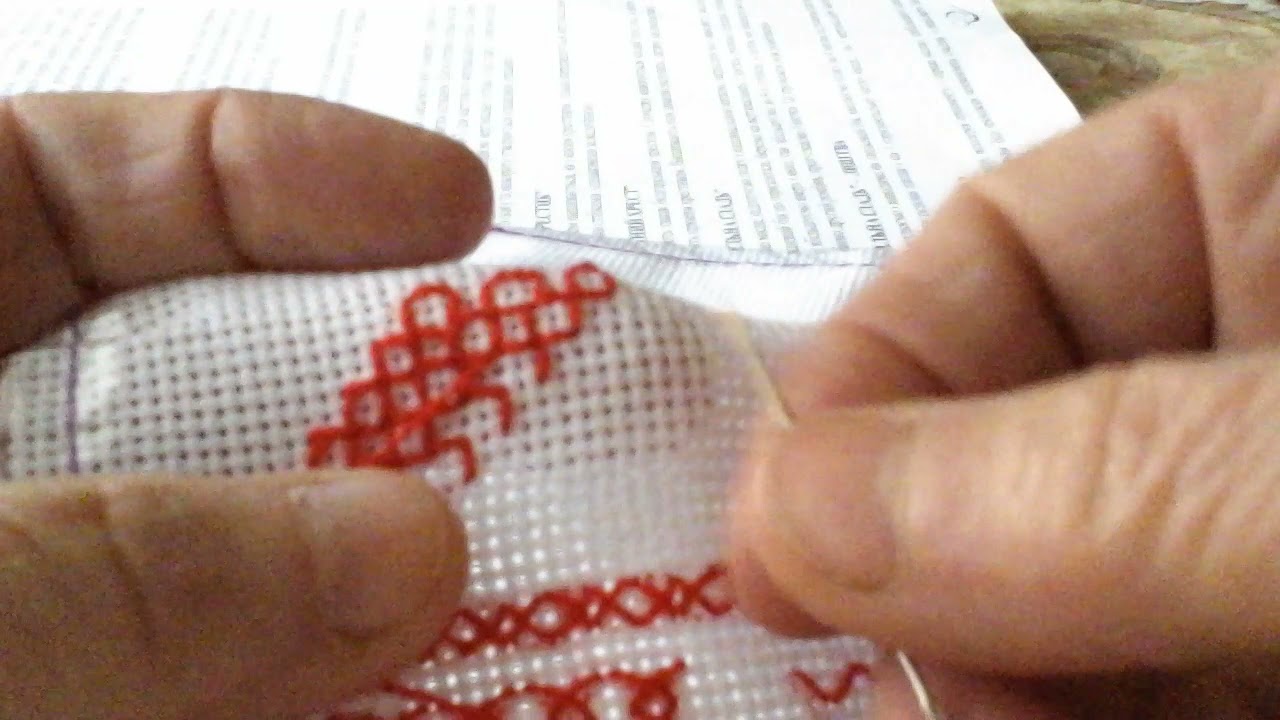 Петельний шов  клітка(штапівка), заняття 185