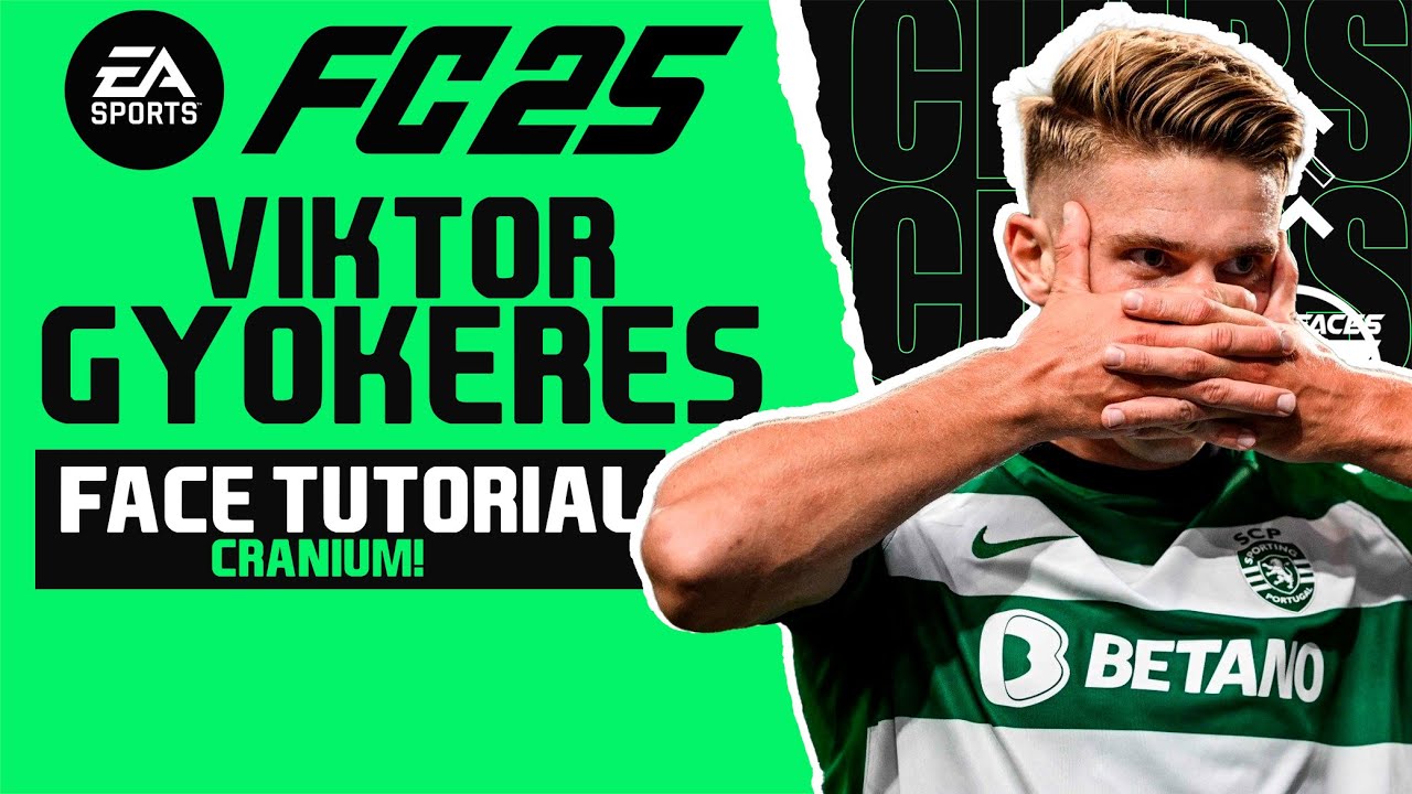 EA FC 25 VIKTOR GYOKERES FACE -  Pro Clubs Face Creation - CAREER MODE - LOOKALIKE SPORTING SCP