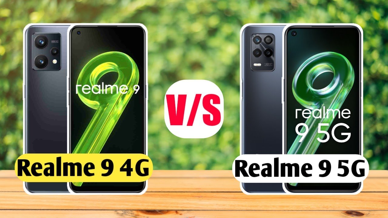 Realme 9 4G vs Realme 9 5G - Comparison 🔥