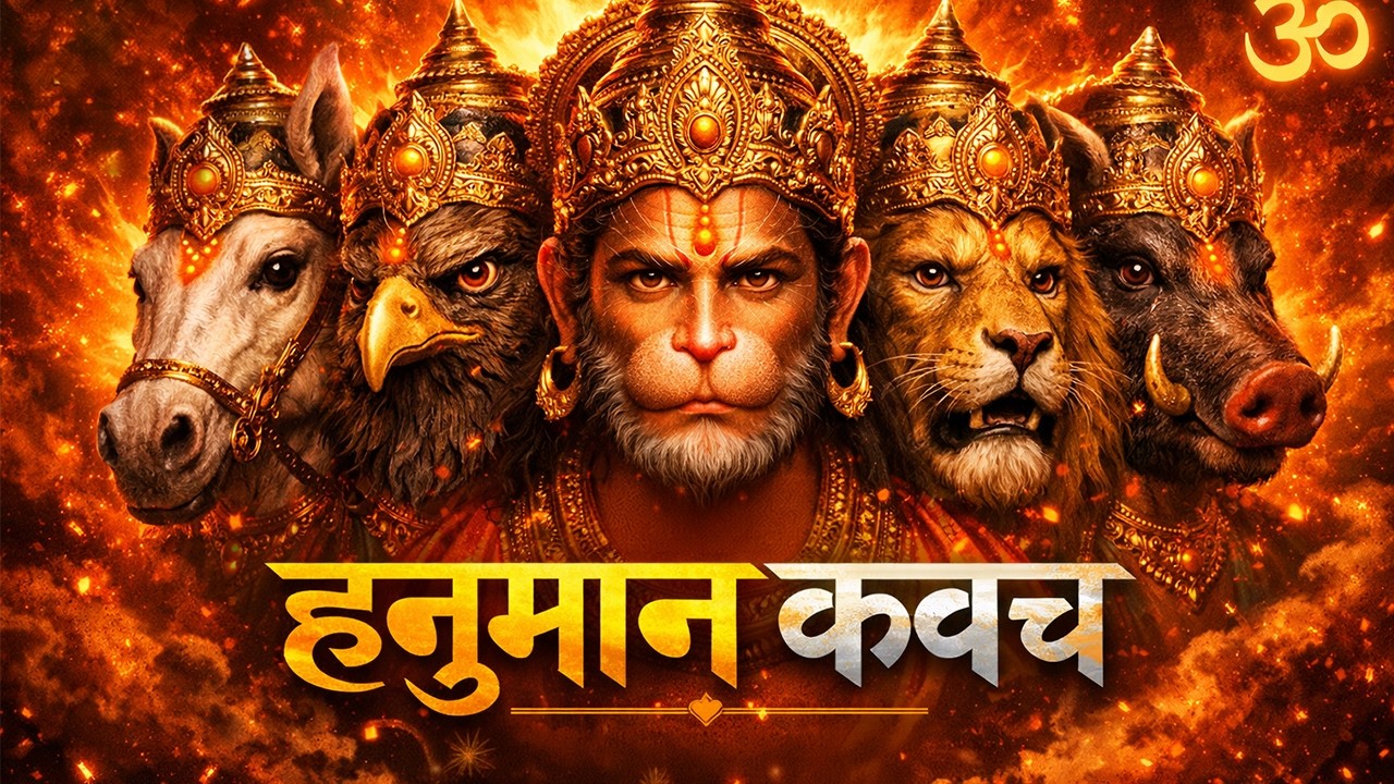 ॐ पञ्चमुखि हनुमते नमः॥ Hanuman Kavach Powerful Mantra | Hnauman Mantra 2026