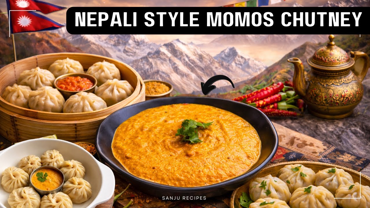Momos ko jaan dene wali nepali style chutney recipe | मोमोज़ की चटनी की रेसिपी | in Hindi 