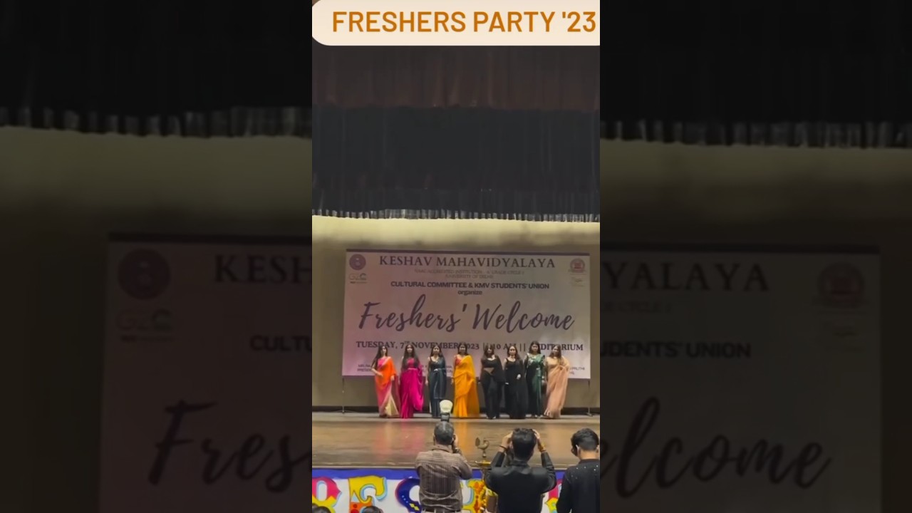 Freshers party girls ramp walk😯❤️ #dance #collegeperformance #geu #freshers
