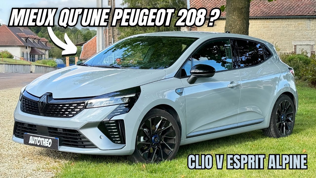 Essai Clio V Esprit Alpine - MIEUX qu'une PEUGEOT 208 ?