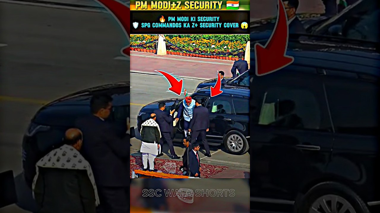 PM MODI&rsquo;S Z+ SECURITY 🔥🇮🇳 | SPG COMMANDOS ON GUARD 🫡🚨#trending #shorts #viralvideo #spg #modi