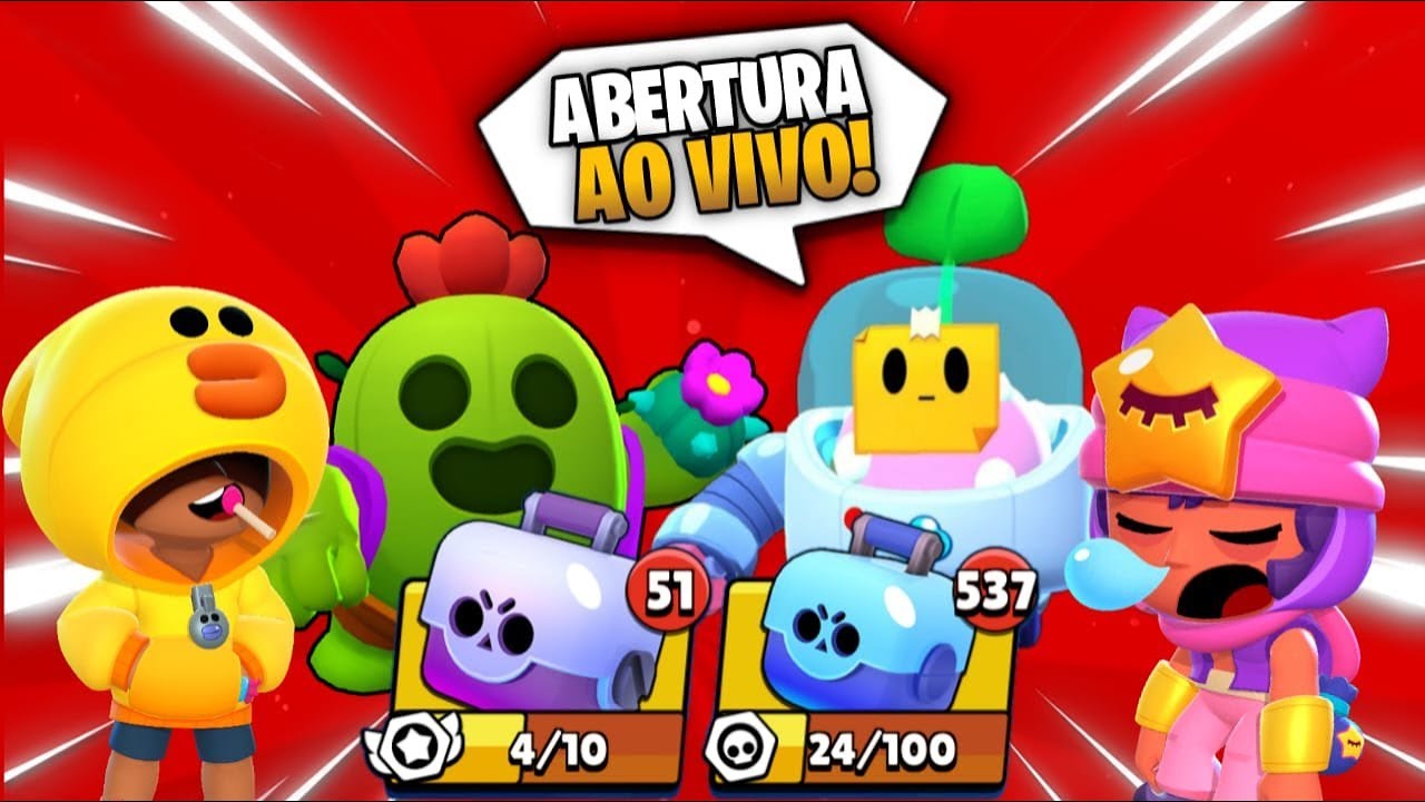 ABRINDO 600 CAIXAS GRÁTIS + CAMINHO DE TROFÉUS AO VIVO!! BRAWL STARS