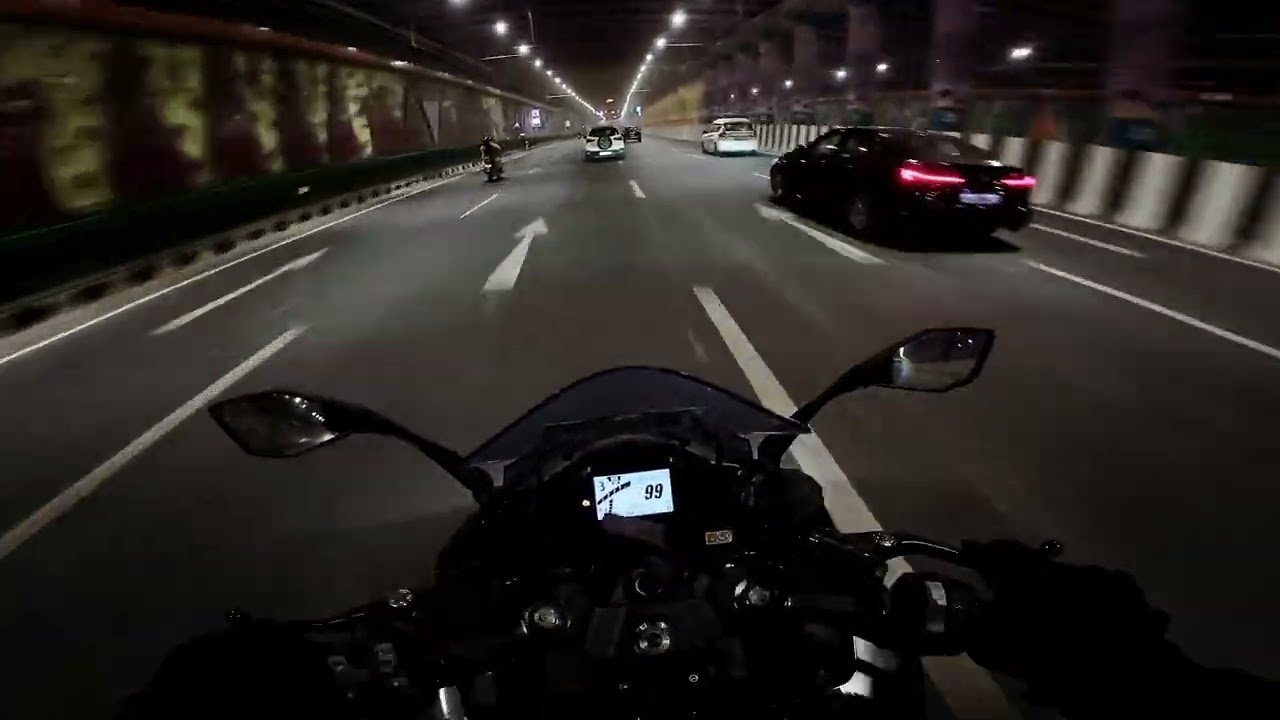 POV: Inline 4 Engine | Tunnel | Exhaust sound | 4k|