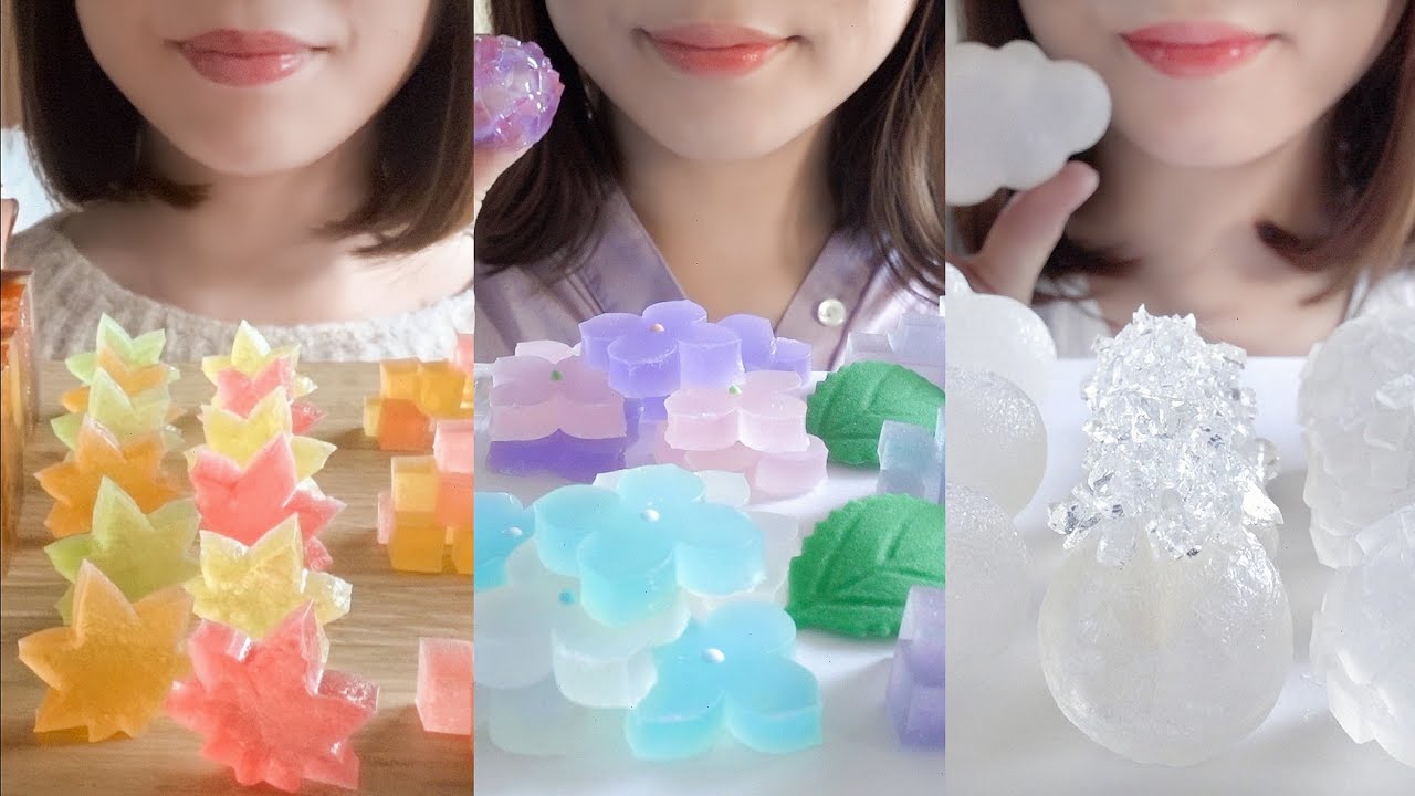 【咀嚼音】琥珀糖まとめ1時間【ASMR/EATINGSOUNDS】