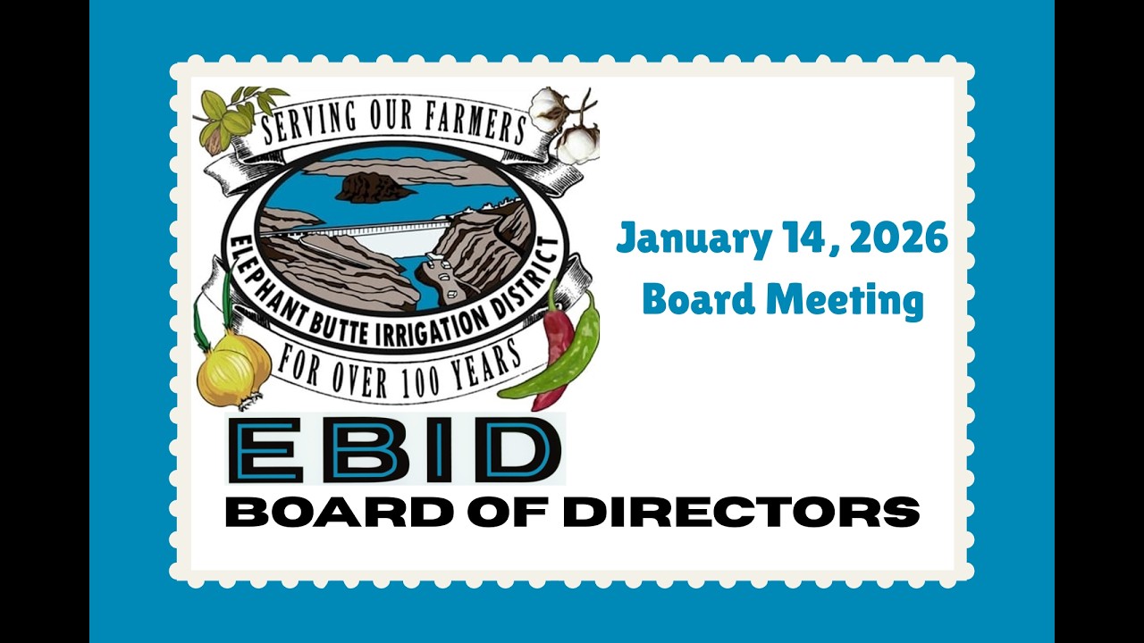 EBID January 14, 2026 Board Meeting