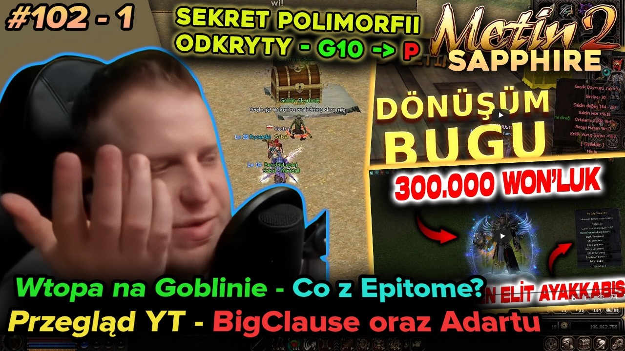 Sabal - Metin2 - Sapphire - Wtopa na Goblinie, sytuacja z Epitome, oglądanie BigClause, Adartu - 3/1