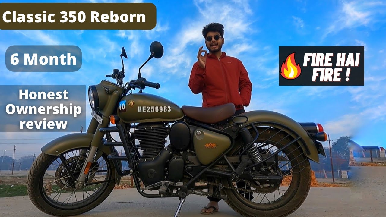 Royal Enfeild classic 350 Marsh Grey | 6 month ownership review | Honest review |  Fire hai 🔥🔥