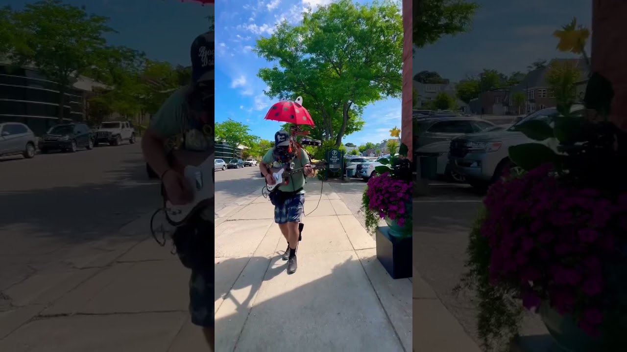#ericdanejaqua #onemanband #farmerfootdrums #fyp #guitar #busker #puremichigan #backbeat