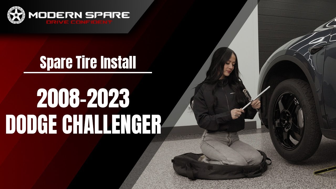 How do I install a spare tire on a 2008-2023 Dodge Challenger | Presented by Modern Spare