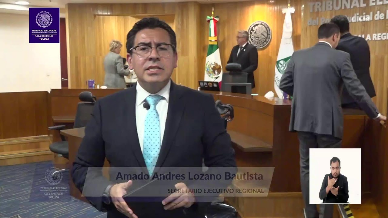 Sesión Pública de la Sala Regional Toluca del 6 de septiembre de 2024.