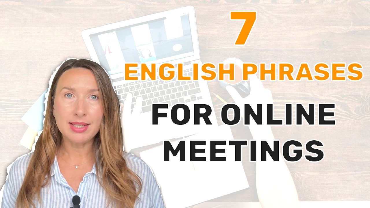 7 Business English Phrases For ONLINE MEETINGS
