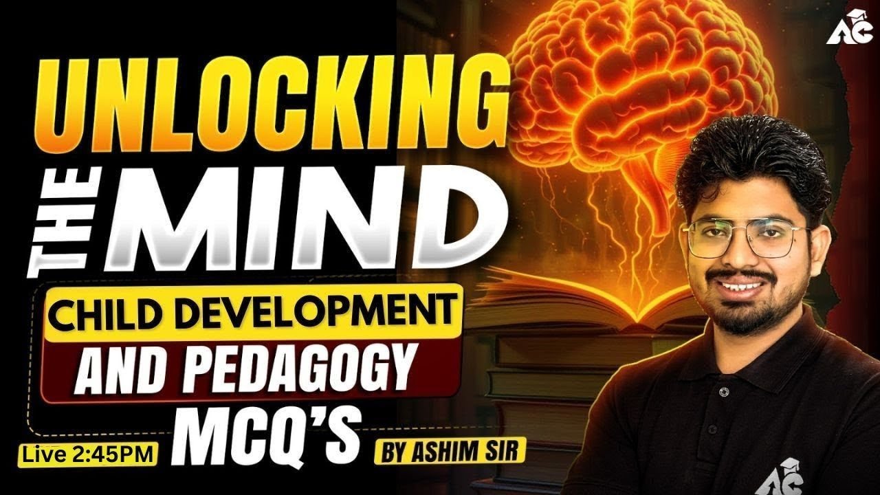 Child Development And Pedagogy MCQ's For PSTET, HTET and All Teaching Exam Classes By Ashim Sir