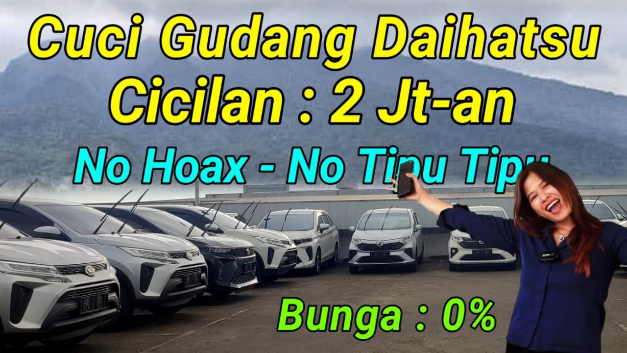 THR Lebaran Daihatsu. Cicilan 2 Jutaan. Promo Daihatsu Terios dan Sigra 2025.