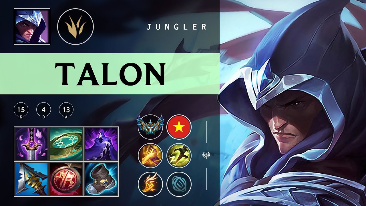 Talon Jungle vs Rengar - VN Challenger Patch 25.22