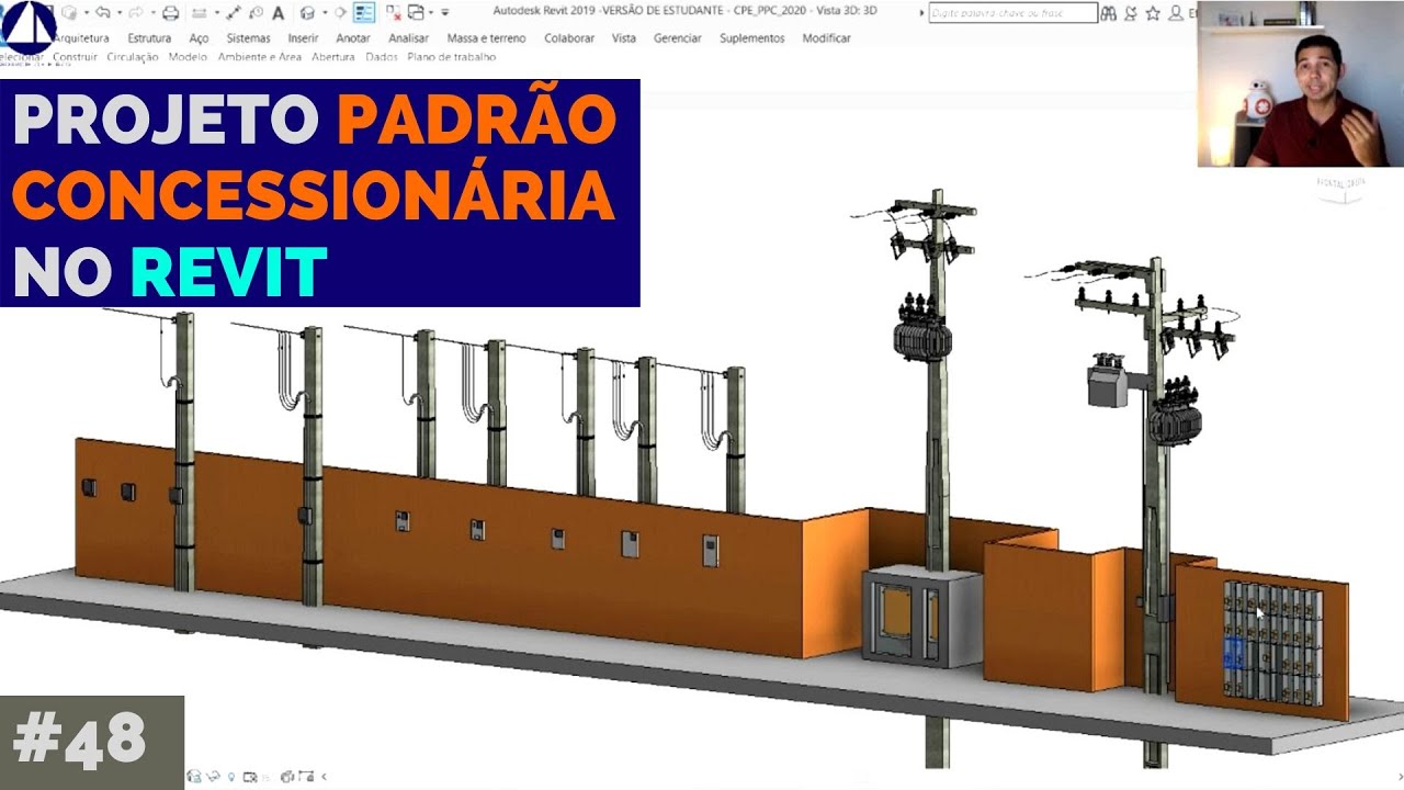 Projeto Elétrico Padrão Concessionária no Revit MEP Elétrica || Projeto Elétrico na Prática EP-48