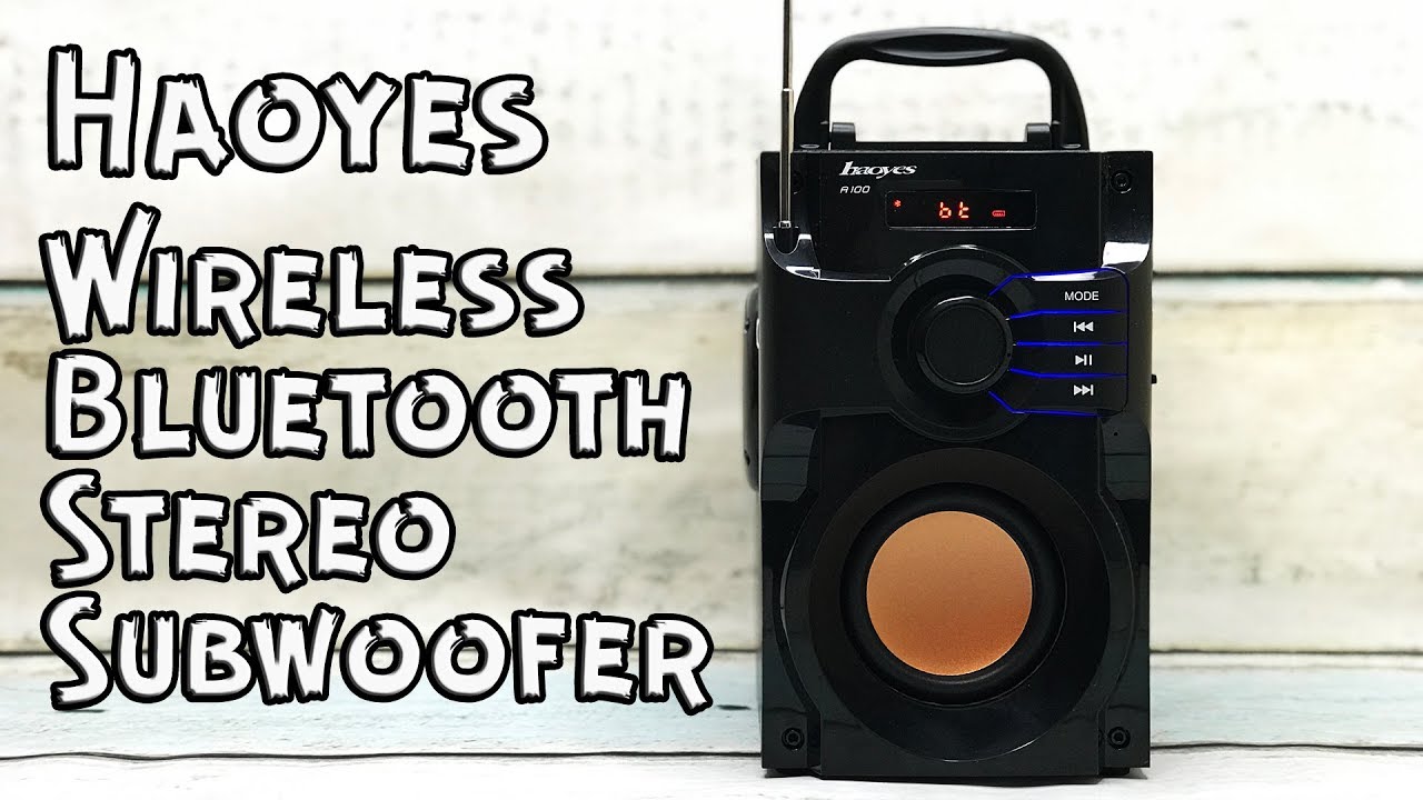 Колонка Bluetooth HAOYES A100 II Что за монстр и с чем его едят