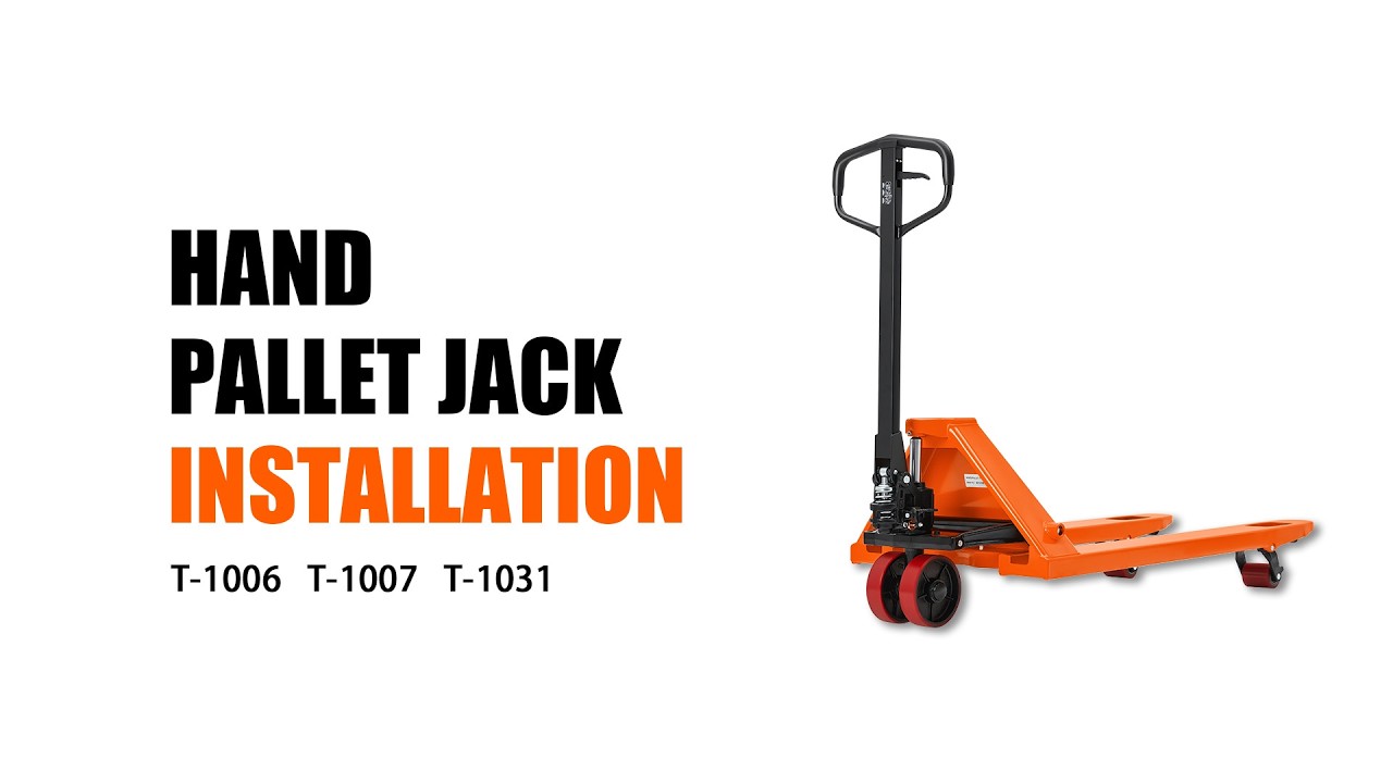 Unboxing and setting up the Tory Carrier Hand Pallet Jack (T-1006 / T-1007 / T-1031)