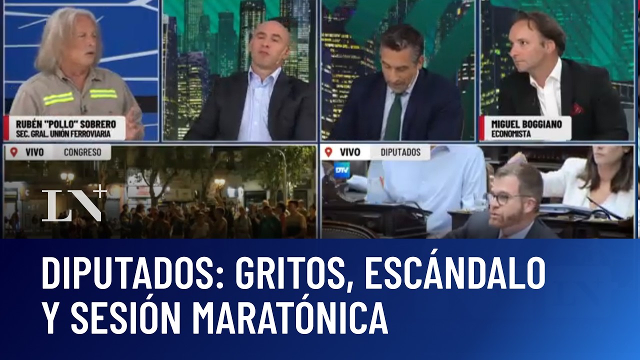 Tensión en una jornada maratónica: inminente votación de la reforma laboral