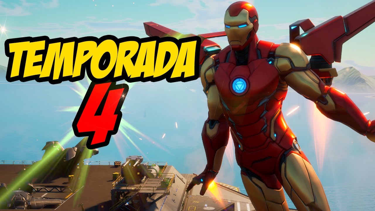 ¡¡ YO SOY IRONMAN !! [Fortnite Temporada 4] c/Hiper, Roier y C3jo