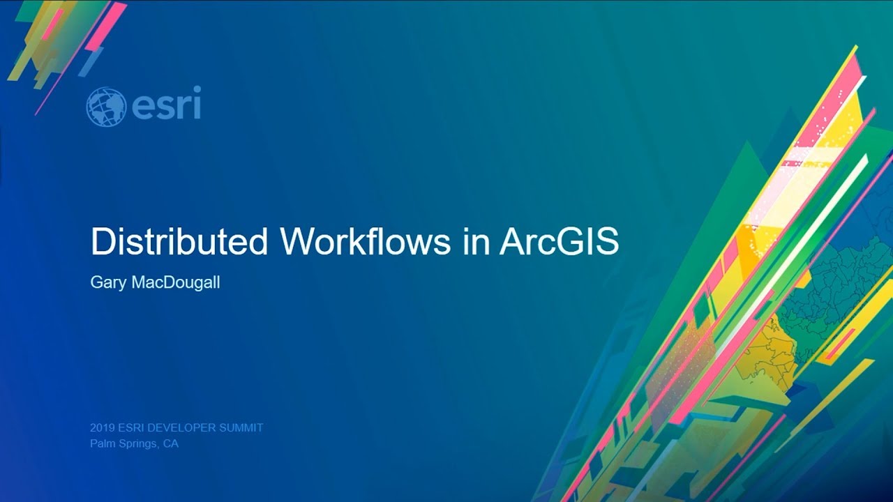 Distributed Workflows in ArcGIS