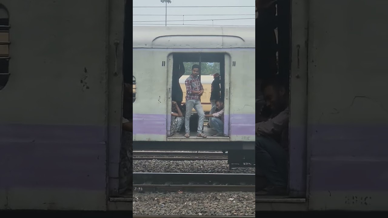 Kolkata suburban local train is the first choice of daily commuters. #trainvideo #indianrailways