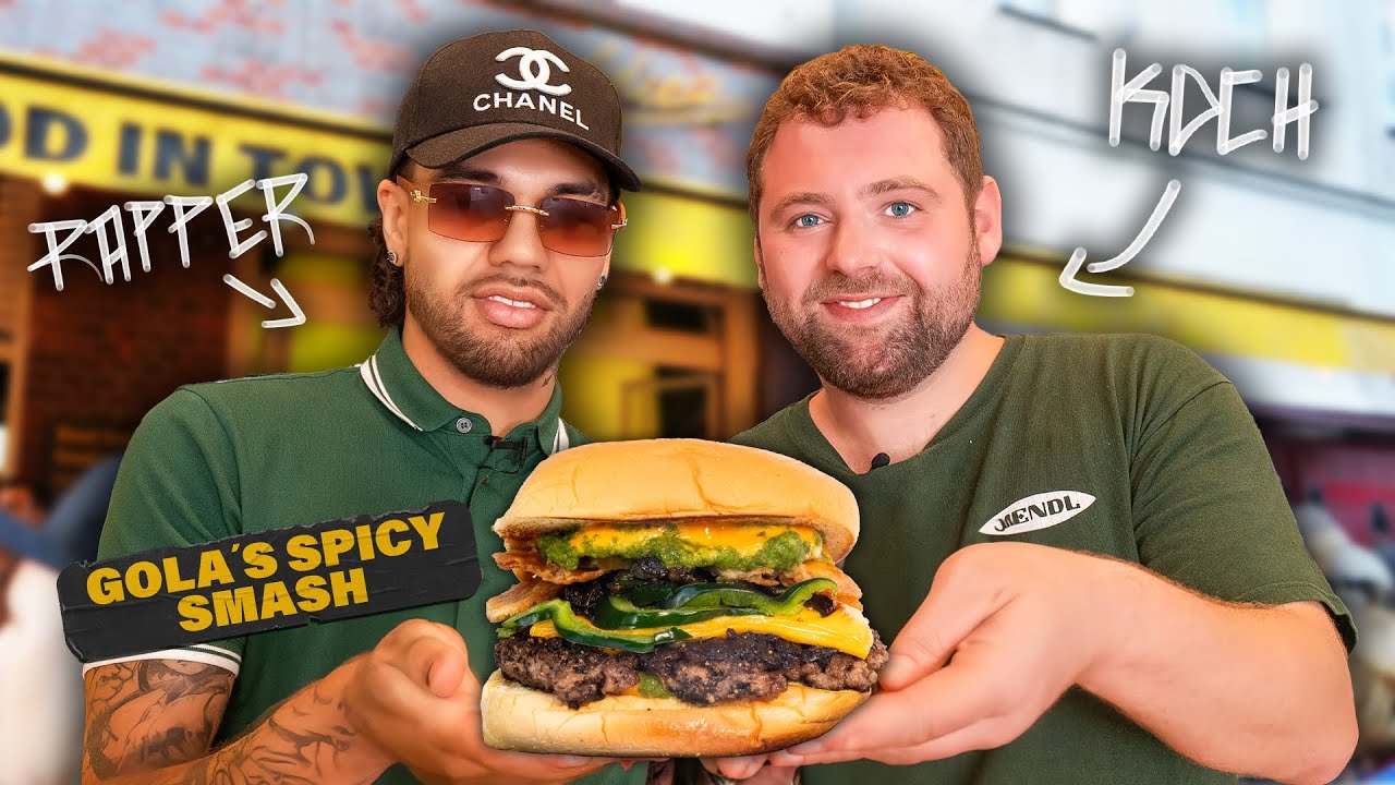 Wir entwickeln NEUEN SMASHBURGER mit RAPPER GOLA GIANNI!🍔🤤