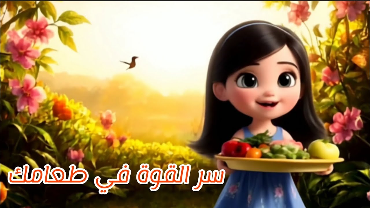 سر القوة في طعامك 🍎💪 – أغنية ممتعة للأطفال عن الأكل الصحي! 🎶✨