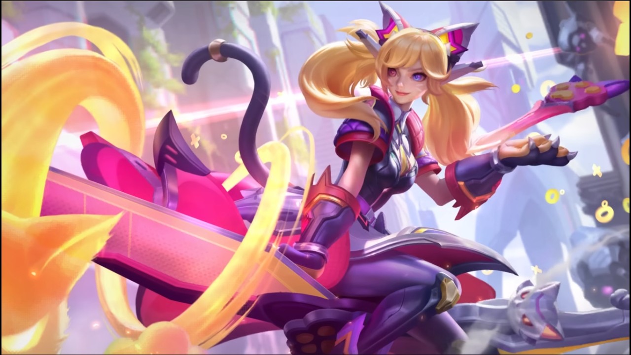 Battle Cat Gwen Showcase PC Custom Skin - League of Legends.