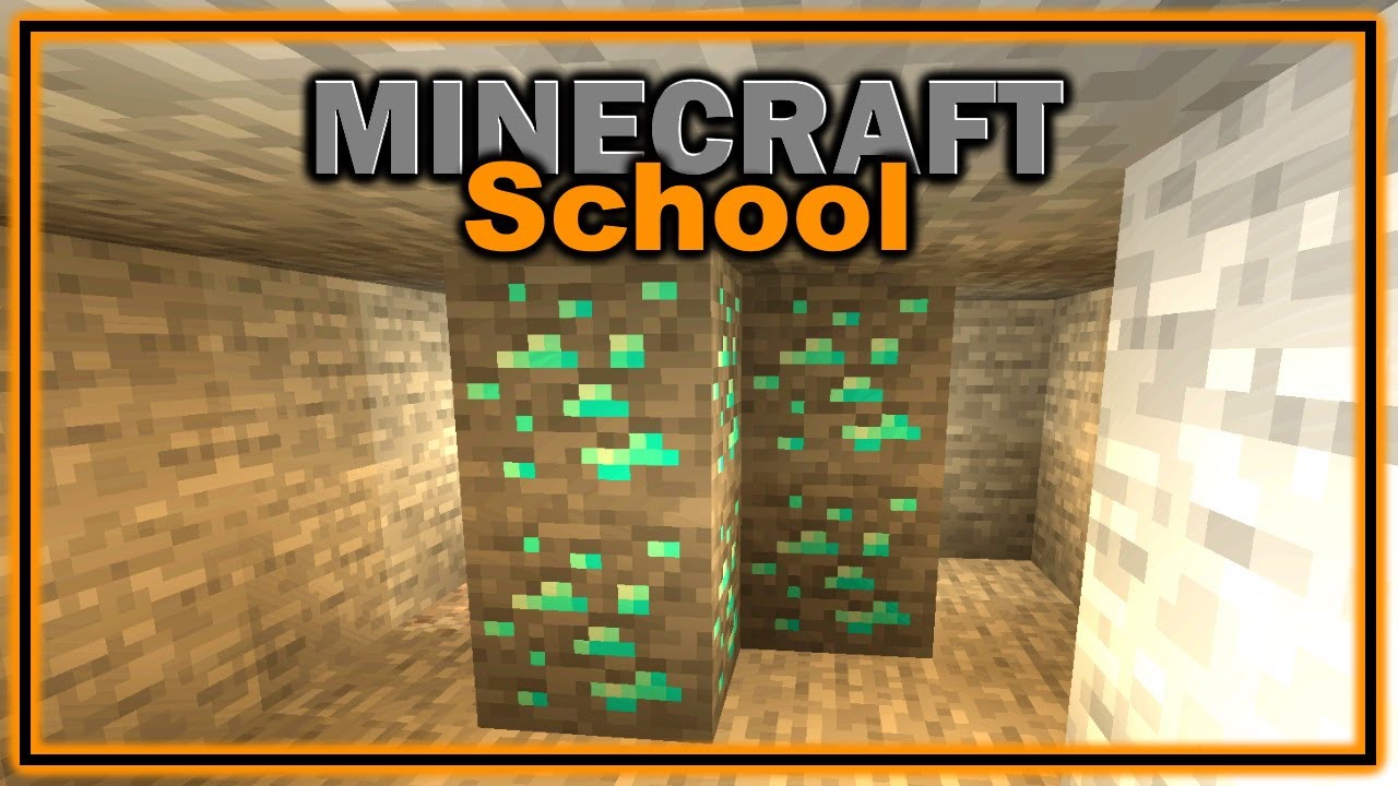 How to Mine Diamonds and Iron! | Minecraft School | Tutorial Let's Play | Lesson 2