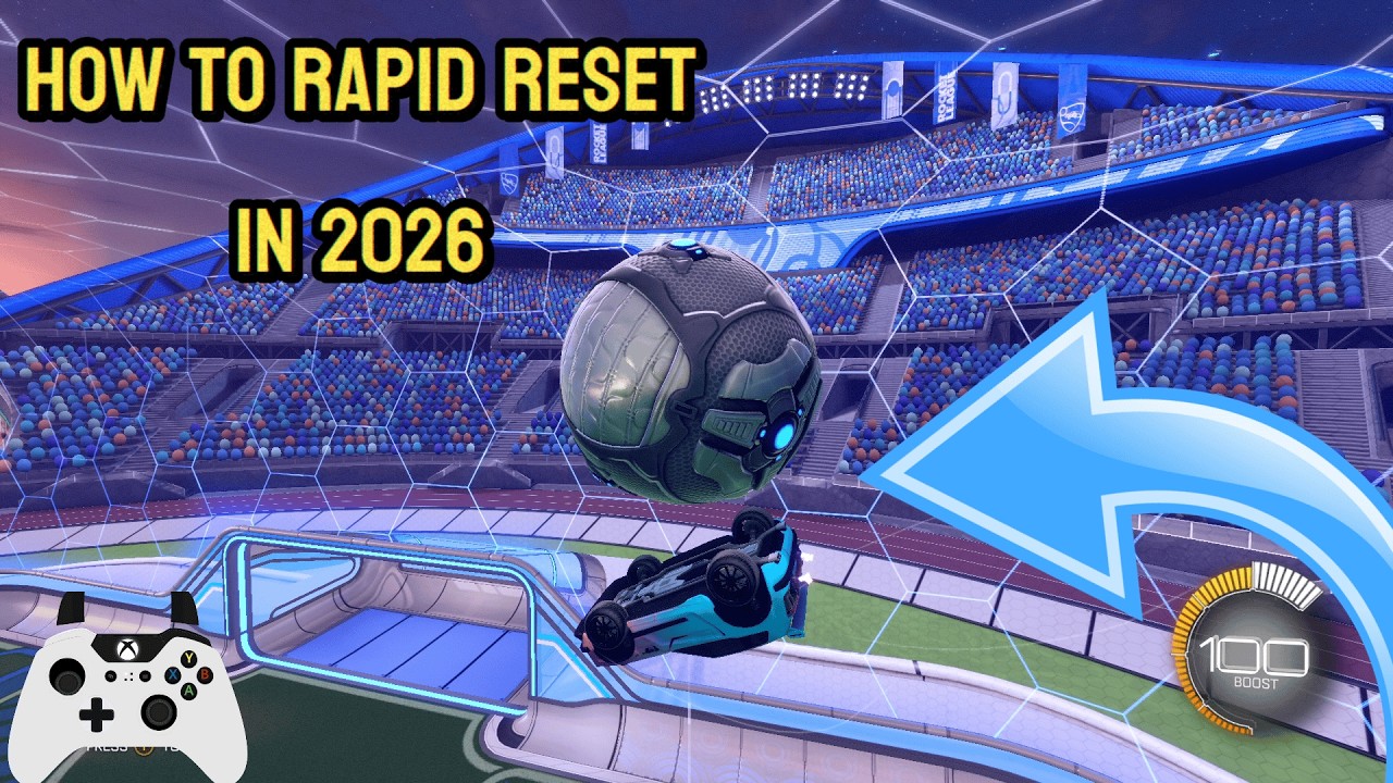 HOW TO RAPID RESET IN ROCKET LEAGUE! | ROCKET LEAGUE TUTORIAL